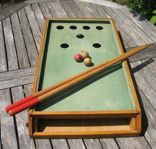 Jeu ancien billard table - jeu, en