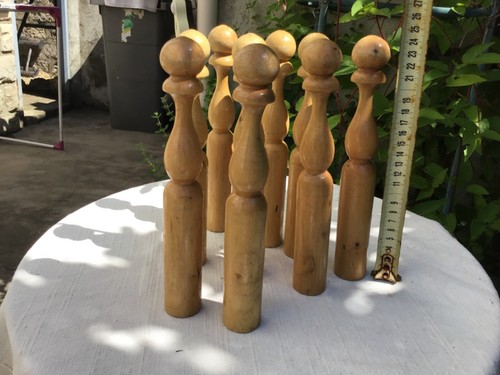 Jouet ancien jeu quilles - jeu, 9